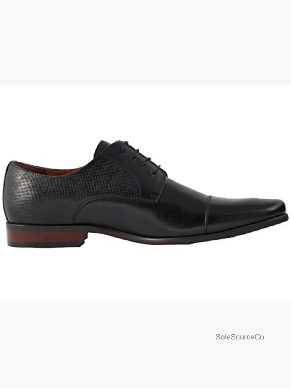 Cap Toe Oxford Lace Up Dress Shoes Leather Cushioned